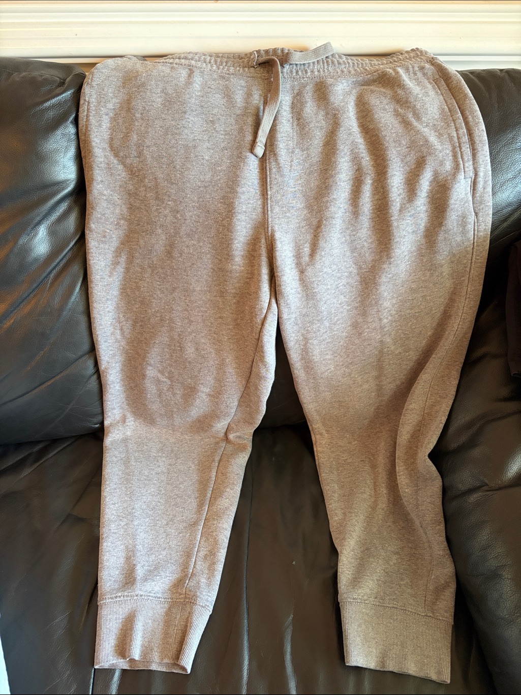 Old Navy Men's Brown Heather Jogger Sweatpants
